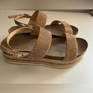 MADDEN GIRL Glitzie Espadrille Platform Sandal